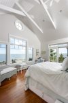 Master bedroom with ocean views.